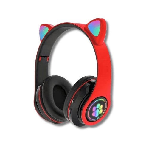 Cat Ear Wireless Headphones β Light Up Your Vibe! - Maalik Tech