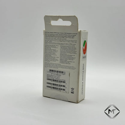 25W NFC Power Adapter EP-T2510 back box specifications and barcode labels