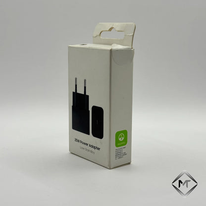25W NFC Power Adapter low standby packaging box front perspective view