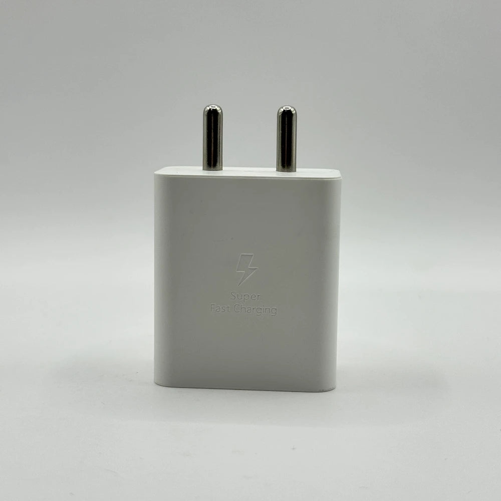 45W Super Fast Charging wall adapter front view