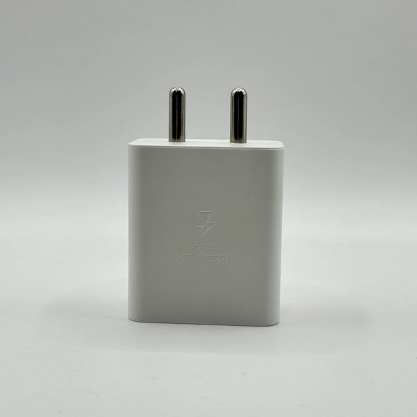 45W Super Fast Charging wall adapter front view