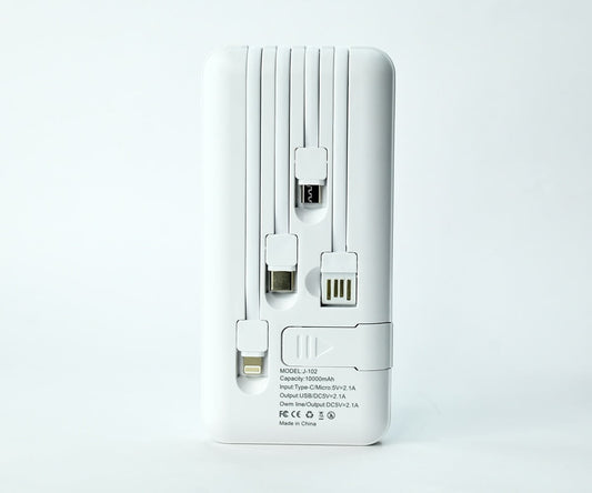 J 102 10000 mah powerbank