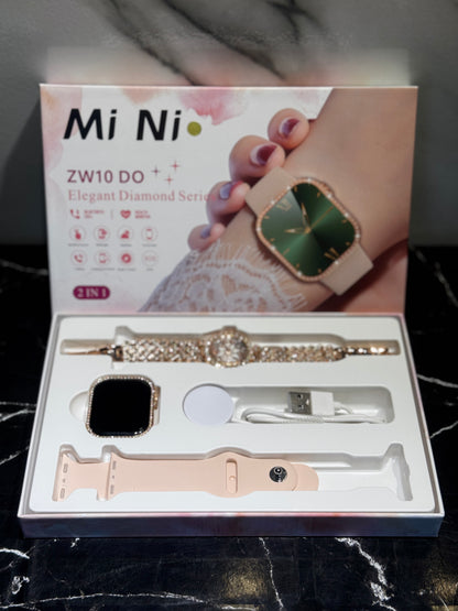 Mini ZW10 DO Smartwatch Combo