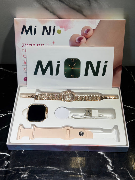Mini ZW10 DO Smartwatch Combo