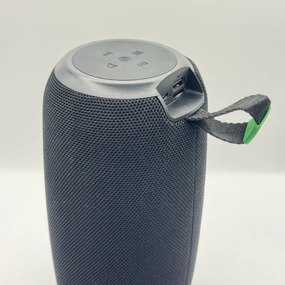 Top button controls and back input ports USB and Type-C on BLUK'S BX-193 speaker