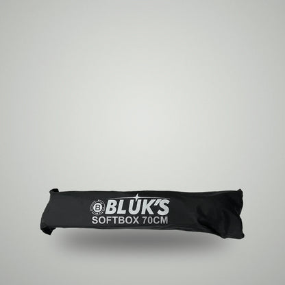 Black BLUK'S 70cm softbox zipped portable canvas storage travel bag