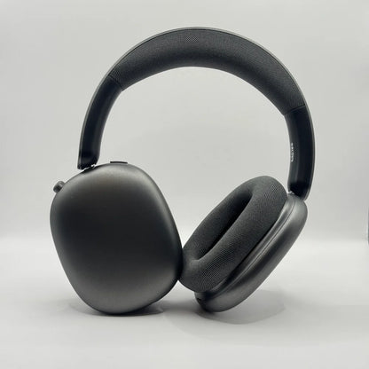 BLUK'S WAVEONIC BX-84 noise reduction wireless headphones standing at an angle on a white background