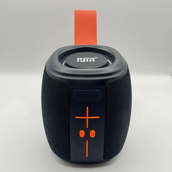 Top view of HM-805 bluetooth speaker with RGB lighting ring
