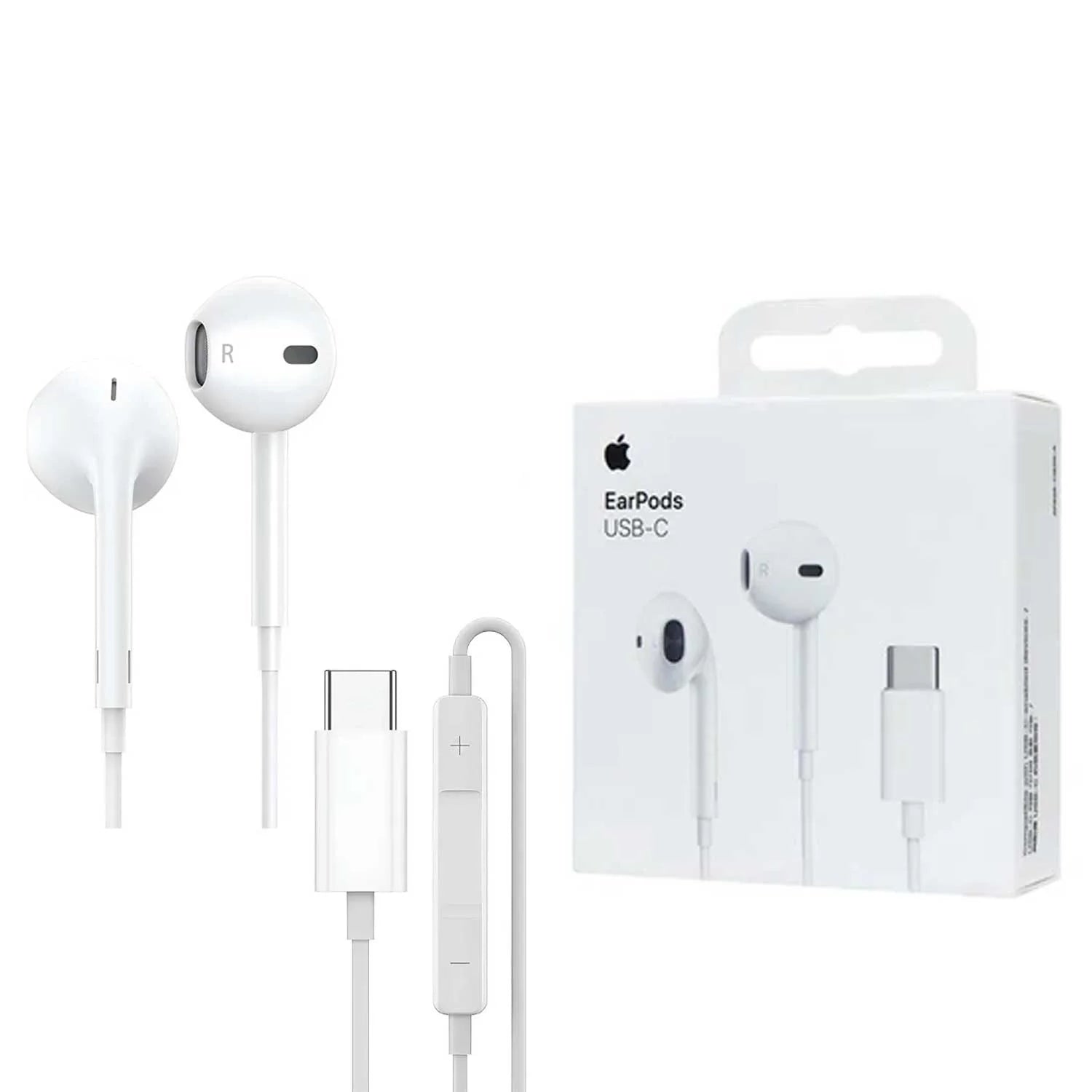 iPhone 15 Type-C Handsfree Earphones – Wired In-Ear Headphones with Mic and Type-C Connector