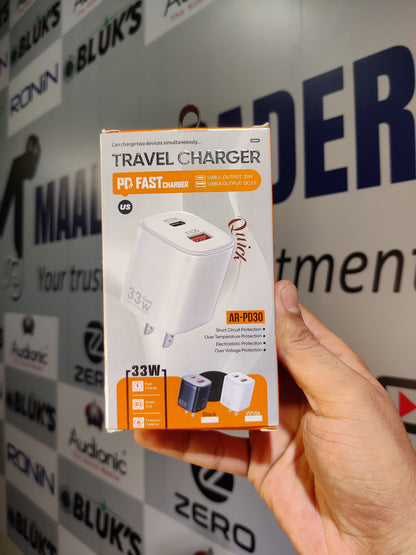 ARPD30 USB+PD Fast Charging Adapter