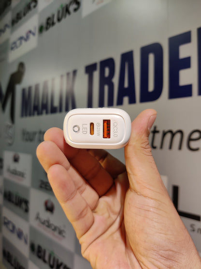 120W Dual Port USB+PD Fast Charging Adapter