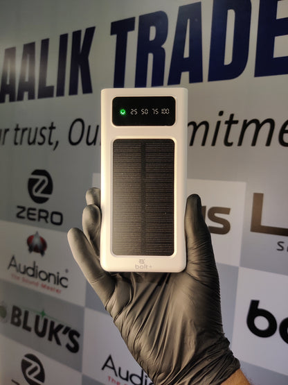 Bolt B119 Solar Power Bank – 10000mAh
