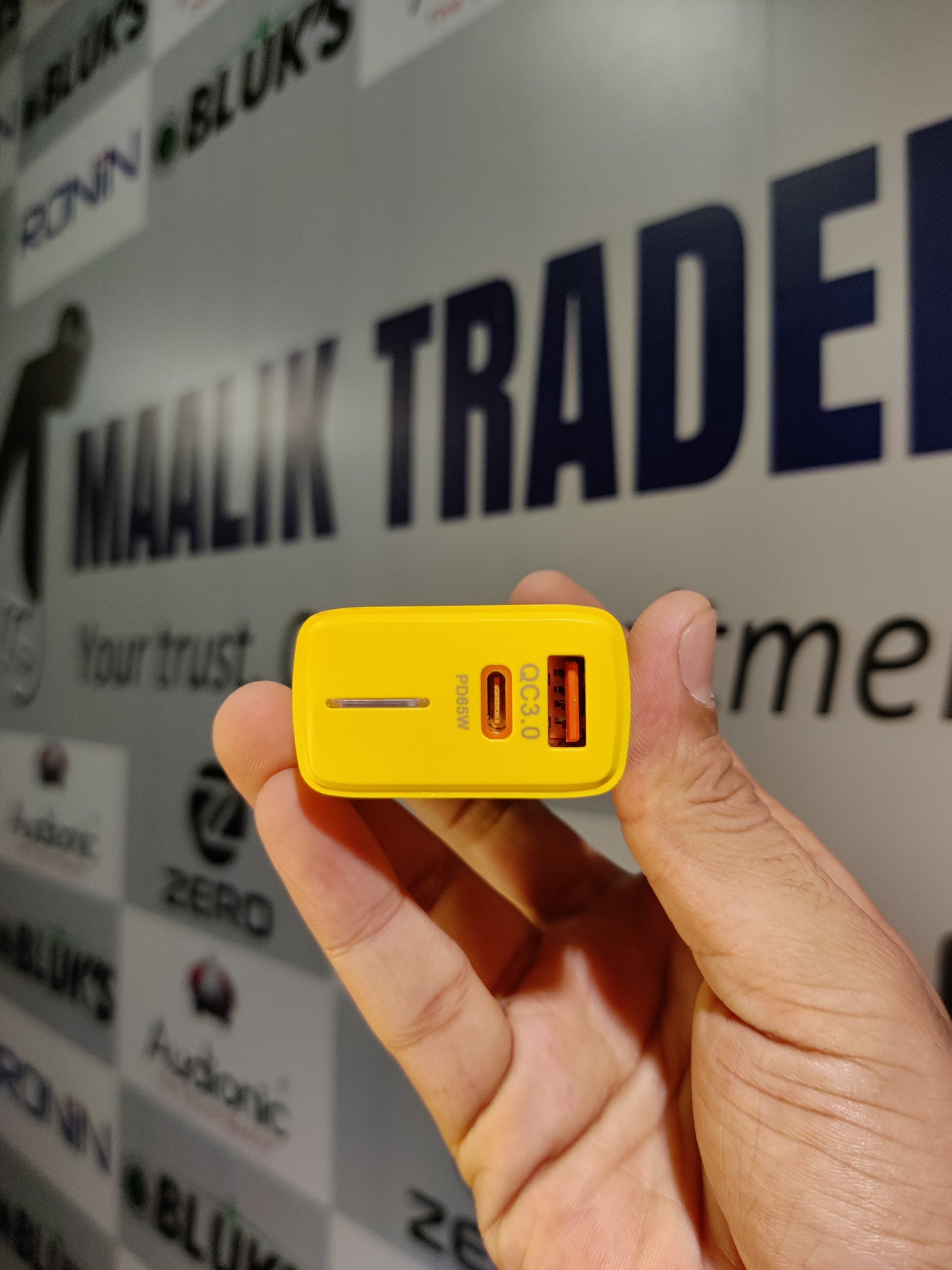65W Dual Port USB+PD Fast Charging Adapter