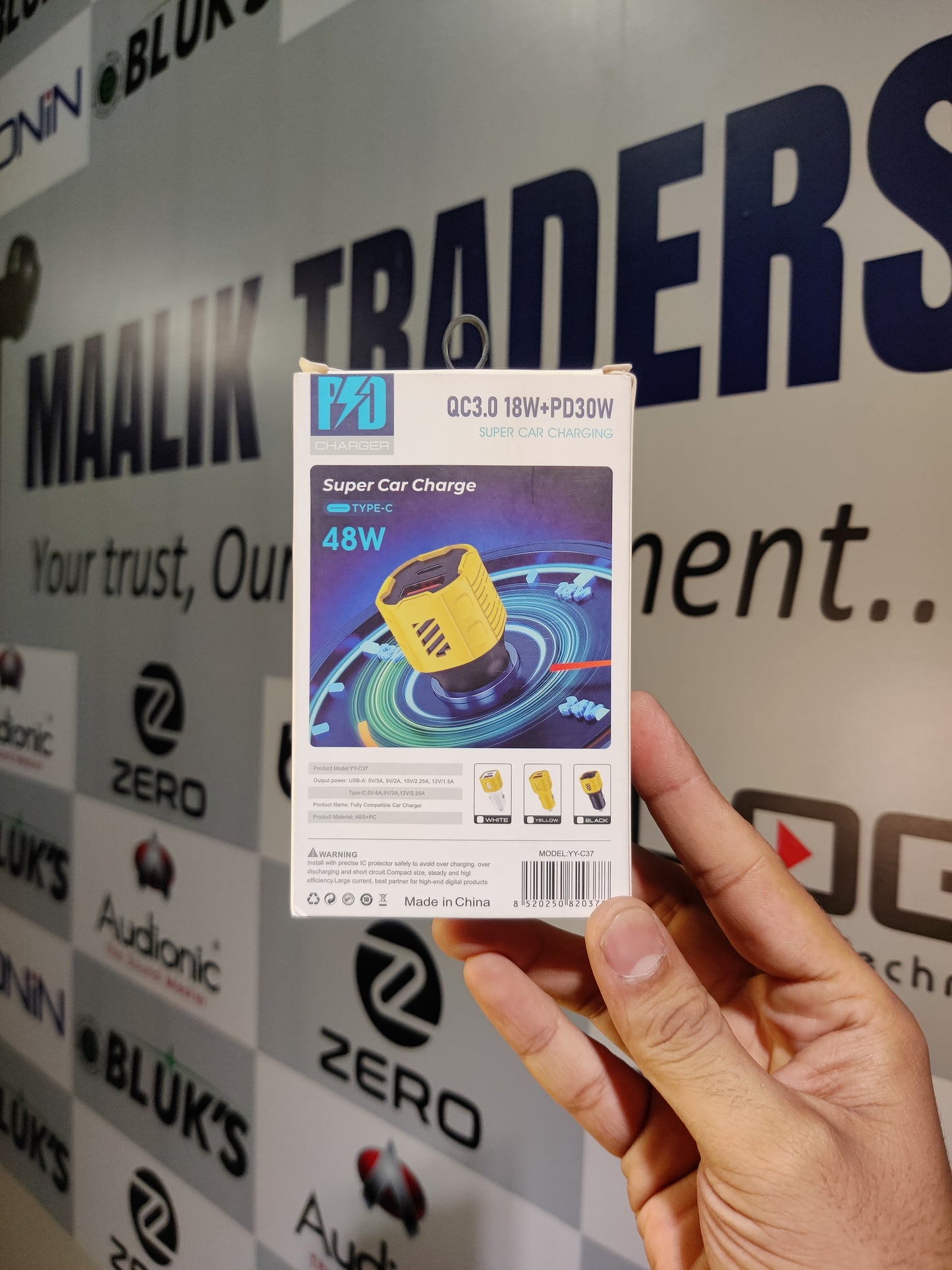 YYC37 Car Charger – 30W PD Fast Charging