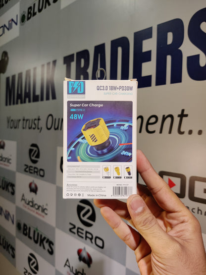 YYC37 Car Charger – 30W PD Fast Charging