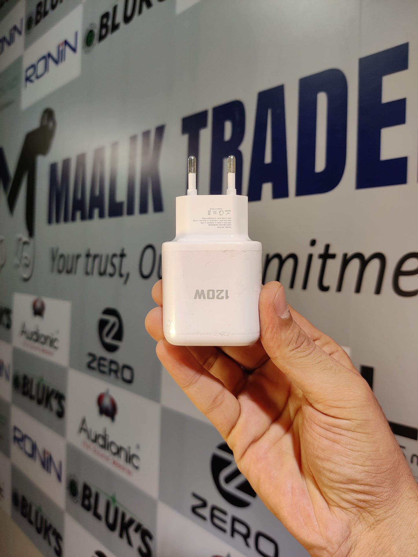 120W Dual Port USB+PD Fast Charging Adapter