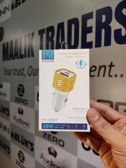 YYC37 Car Charger – 30W PD Fast Charging