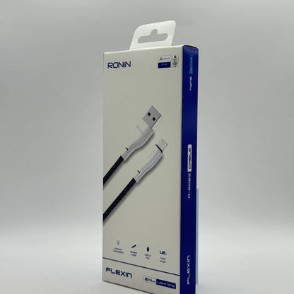 Ronin R-2025 Flexin Type Lightning iPhone cable side box view