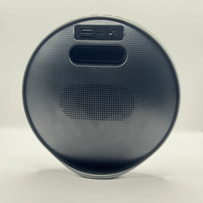 Rear panel of SOVO BEAT SBS-505 speaker with USB port, Type-C charging port, TF card slot, and power switch