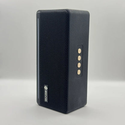 SOVO SBS-509 speaker front grille with ambient light bar and gold control buttons