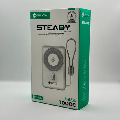SOVO SPB-614 Steady Series 10000mAh 22.5W magnetic wireless power bank retail box